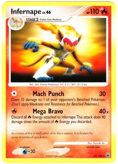 Carta pokemon infernape