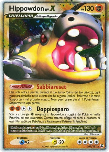 Carta pokemon lv x