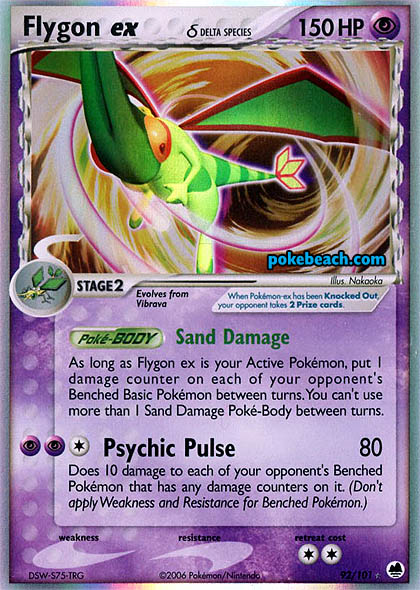 Carta pokemon flygon
