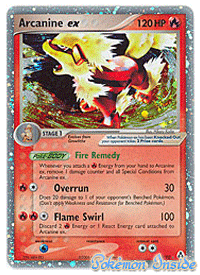Carta pokemon arcanine