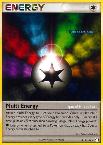 Carta pokemon energia