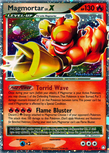 Carta pokemon magmortar
