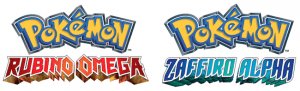 Loghi di Pokémon Rubino Omega e Zaffiro Alpha