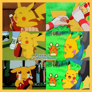 pikachu e il ketchup