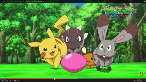 Tyrunt, Pikachu, Bunnelby e Dedenne