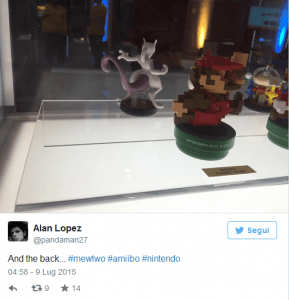 amiibo di mewtwo - tweet