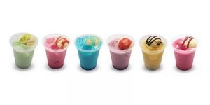 Frullato ai gusti Chespin (kiwi), Diancie (fragola), Froakie (blue orange), Xerneas (mirtillo), Fennekin (arancia) e Yveltal (melagrana) accompagnato dai rispettivi gelati, al prezzo di 700 yen (circa 5 euro).