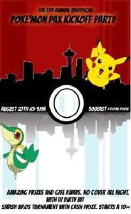 Pokémon Pax Kickoff Party