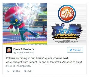 dave buster pokken twitter