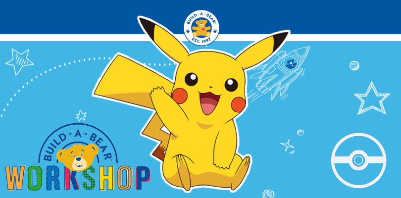 build a bear pikachu card