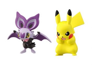 Statuette di Pikachu e Noibat