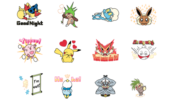 Sticker Pokémon Line 02
