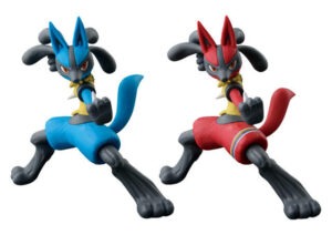 Prodotti Pokémon Center - Statuine Lucario e Lucario rosso Pokkén Tournament