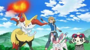 Episodio XYZ022 - I Pokémon di Serena attaccano il Team Rocket