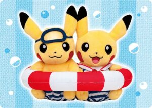 Prodotti Pokémon Center - Pikachu Coppia peluche estivo