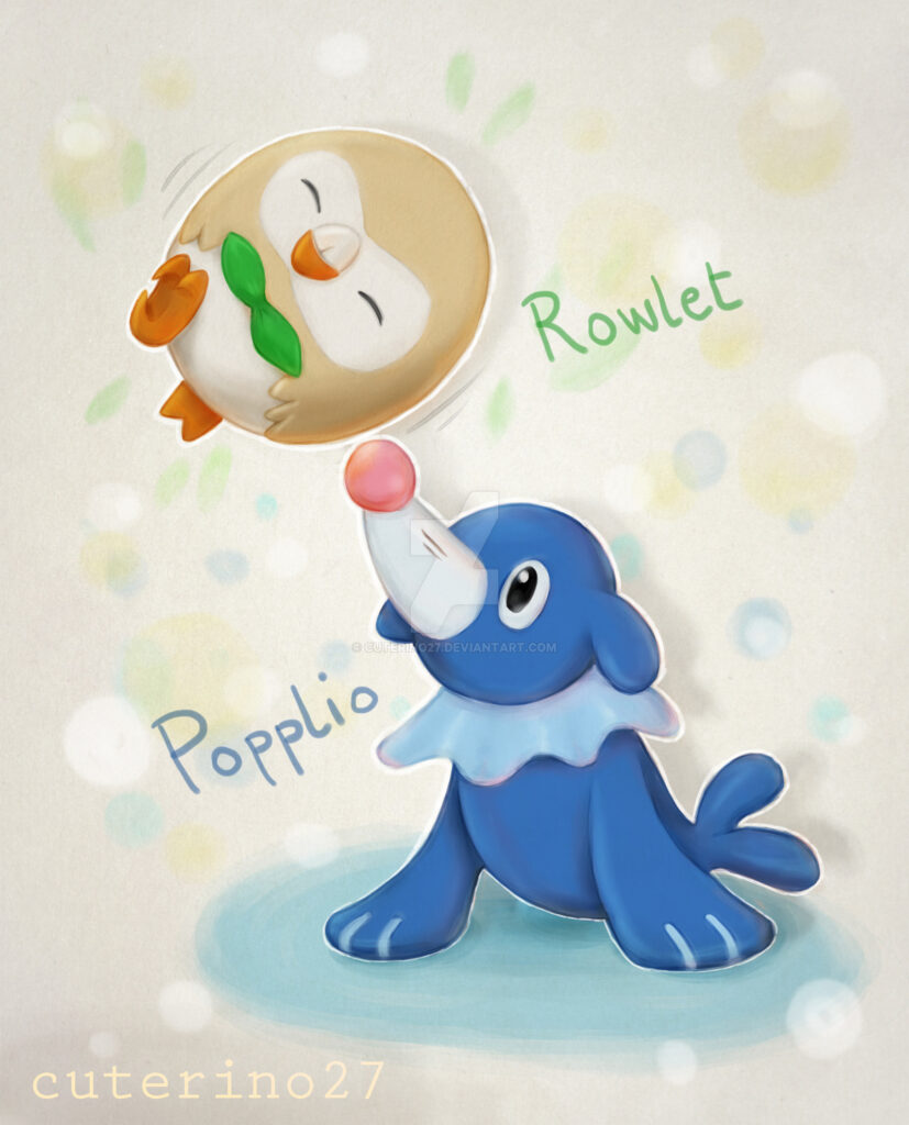 rowlet and popplio