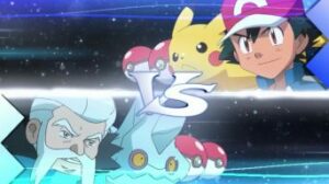 Episodio XYZ029 ~ Ash e Pikachu contro Edel e Bergmite