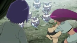 Episodio XYZ030 - Il Team Rocket vede i Carbink