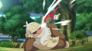 Episodio XYZ034 - Hawlucha attacca Slaking