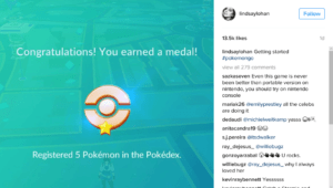 Lindsay Lohan ottiene i primi risultati su Pokémon GO
