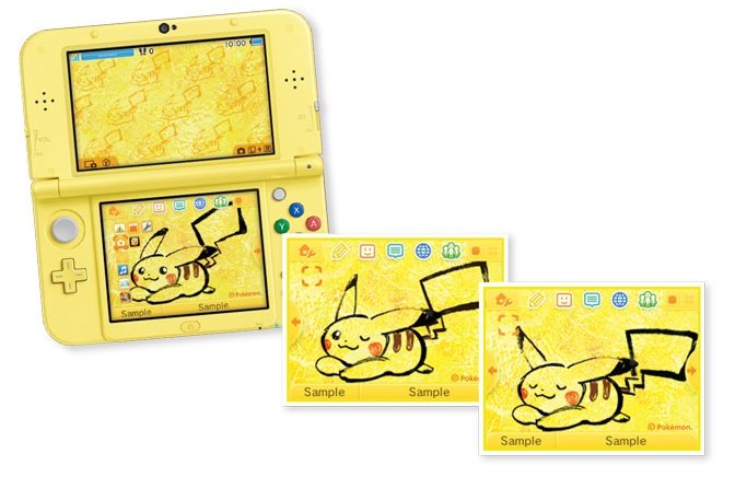 Tema Pikachu Nintendo 3DS