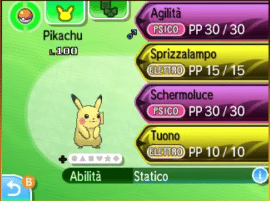 pikachu allenamento pro sole e luna