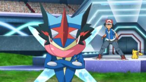 Ash Greninja X Kalos