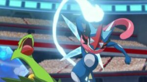 Episodio XYZ035 - Greninja attacca MegaSceptile