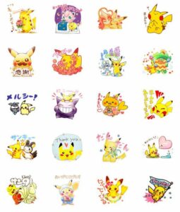 Sticker Pokémon LINE2