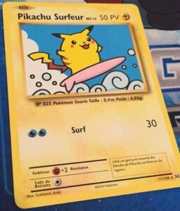 surfing pikachu