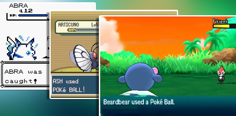 Ecco un video che mostra l’evoluzione della cattura dei Pokémon nel corso delle generazioni!