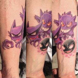 tatuaggio-gastly-haunter-gengar