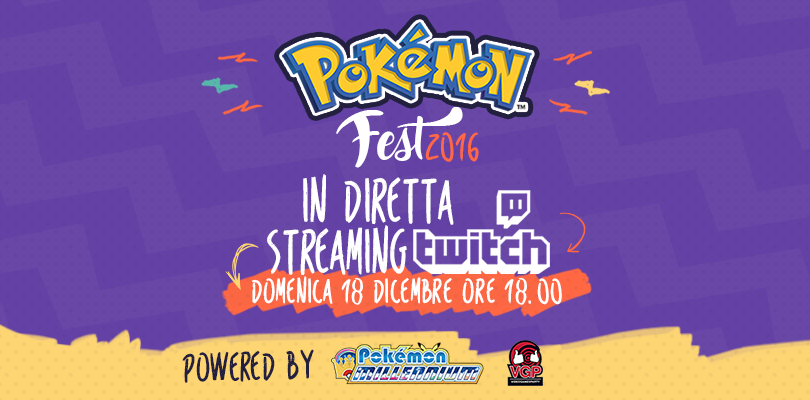Segui il Pokémon Fest in diretta streaming: domenica 18 dicembre alle 18.00!