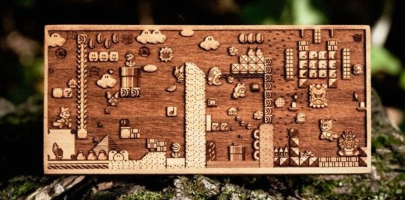Ecco alcuni giochi del NES ricreati con fantastici intagli nel legno!