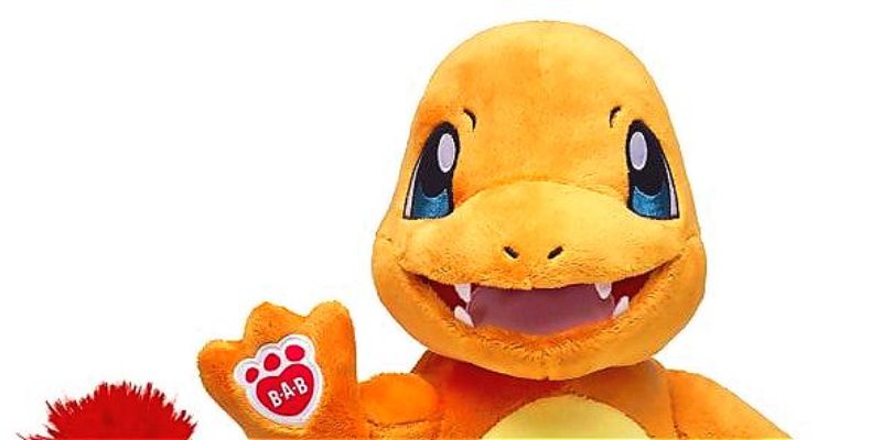 Il morbidissimo peluche di Charmander arriva da Build-a-Bear Workshop!