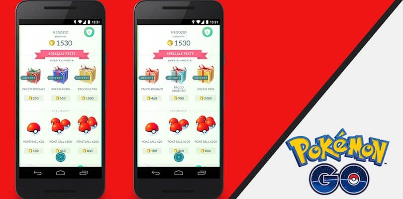 Disponibili i Pacchi speciali di Pokémon GO per un tempo limitato!