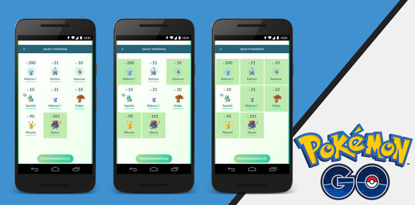 In arrivo l’aggiornamento 0.49.1 di Pokémon GO che introduce il trasferimento multiplo!