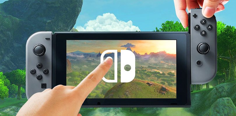 Nintendo Switch multi-touch screen