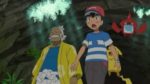 nono-episodio-di-Pokémon-sole-e-luna-hala-conduce-ash-nella-tana-del-gumshoos-dominante