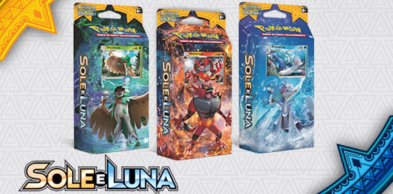 Sono già disponibili i mazzi tematici dell’espansione Sole e Luna!