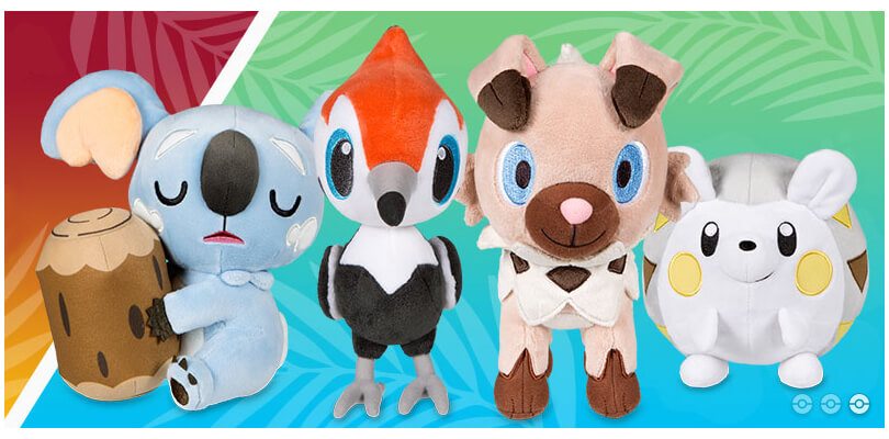 Nuove linee e peluche arrivano sul Pokémon Center Online!