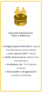 miglior videogioco per famiglia drago d'oro