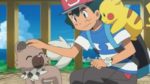 SM016 - Ash, Pikachu e Rockruff