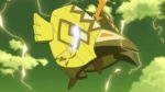 SM019 - Pikachu usa Codacciaio su Tapu Koko