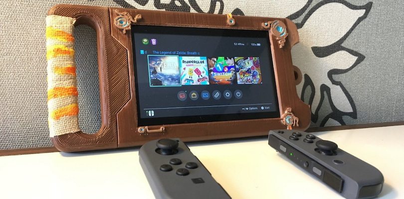 Un giocatore ha creato una custodia per Nintendo Switch in stile tavoletta Sheikah