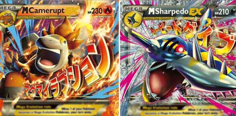 Svelate le carte promo di M Camerupt-EX e M Sharpedo-EX