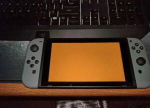 schermata arancione della morte switch