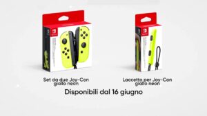 Joy-Con giallo neon 2