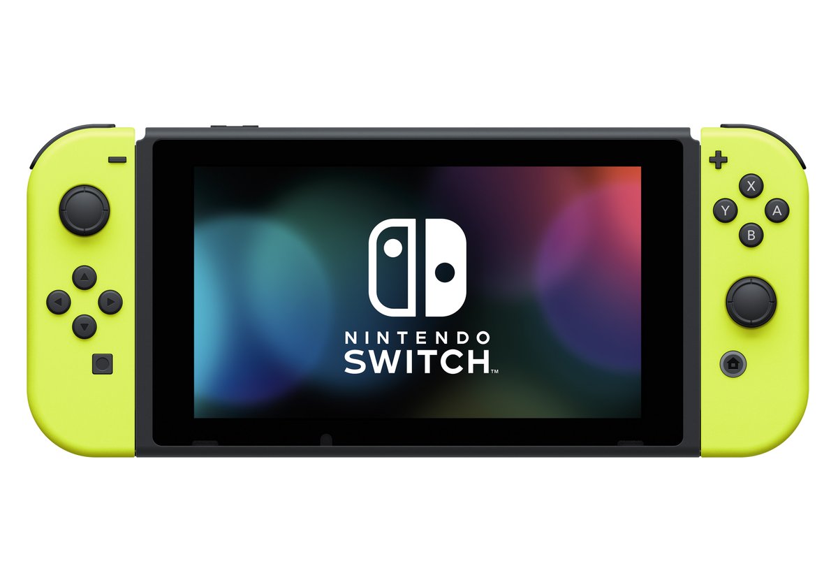 Annunciati i Joy-Con giallo neon e un caricatore a batterie per Nintendo Switch