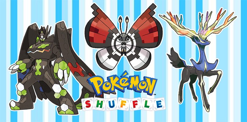 Pokémon Shuffle e Pokémon Shuffle Mobile: arrivano Xerneas, Zygarde Forma Perfetta e Vivillon Motivo Poké Ball